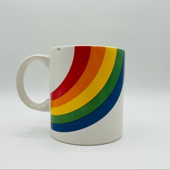Vintage 1987 80’s FTD Rainbow Mug - Picture 2 of 5